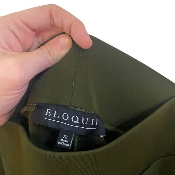 Eloquii green scuba skirt size 20 - Picture 3 of 4